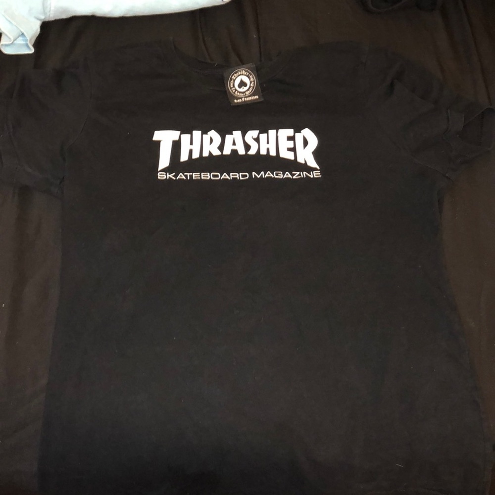 Black thrasher shirt